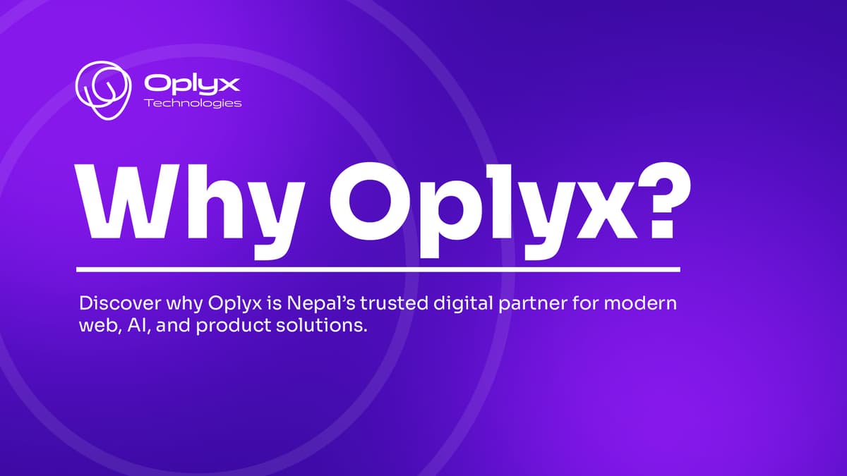 Why Oplyx is the Best IT Company in Nepal