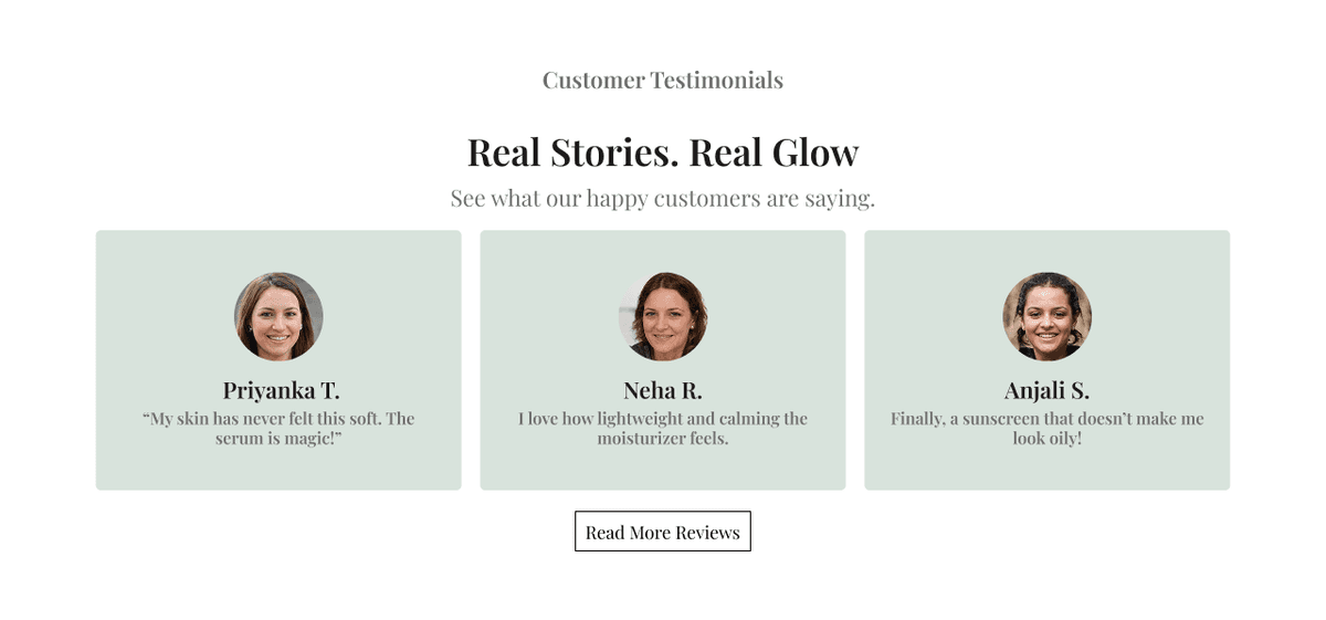 Customer Testimonials